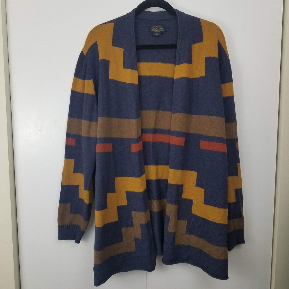 Pendleton XL Long Open Front Cardigan